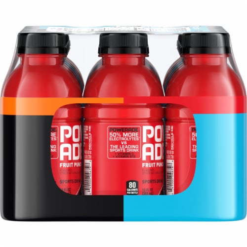 Powerade® Variety Pack Sports Drink Bottles Perspective: back