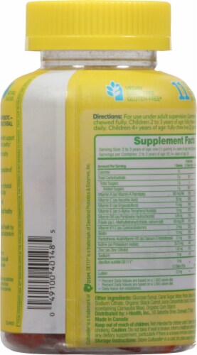 Culturelle® Kids Multivitamin + Probiotics Perspective: back
