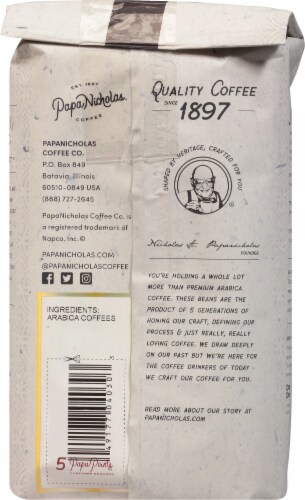 Papa Nicholas® Hawaiian Islands Light Roast Ground Coffee Perspective: back