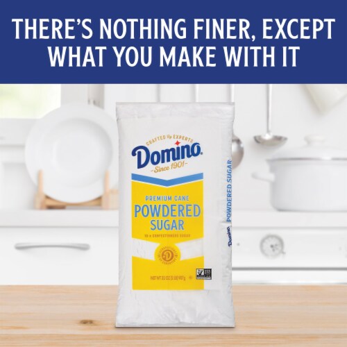 Domino Premium Cane Powdered Sugar Perspective: back