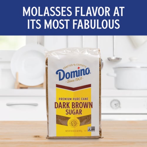 Domino Premium Pure Cane Dark Brown Sugar Perspective: back