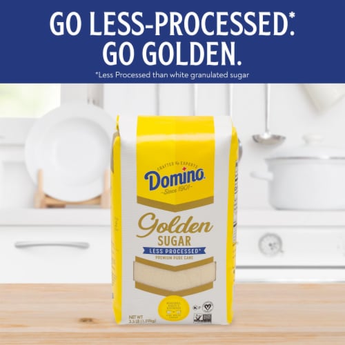 Domino Golden Granulated Sugar Perspective: back