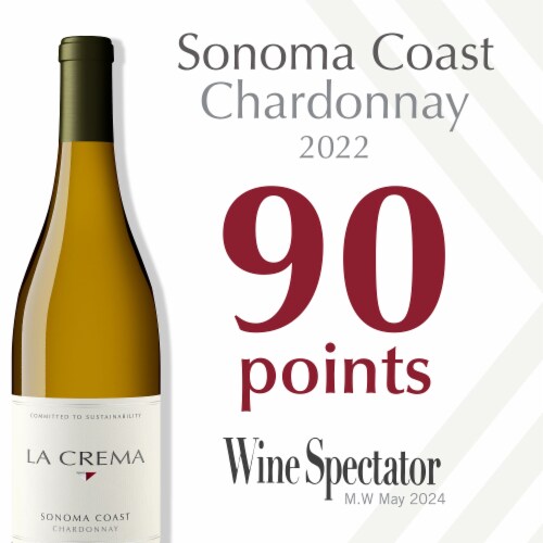 La Crema Sonoma Coast Chardonnay California White Wine Perspective: back