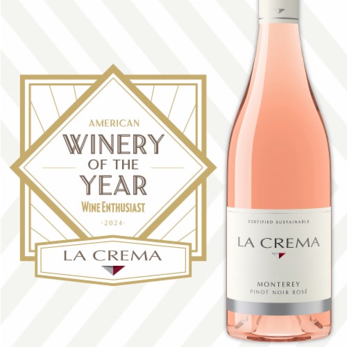 La Crema Monterey Pinot Noir Rosé California Rose Wine Perspective: back