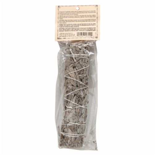 Sage Spirit Traditional American Incense White Sage Medium (6-7 inches) - 1 Smudge Perspective: back