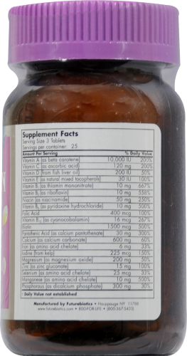 Futurebiotics Hair Skin & Nails Vitamin Perspective: back