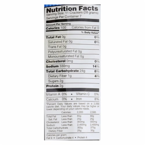 Pretzel Crisp Pretzel Crisps - Original - Case of 12 - 7.2 oz. Perspective: back