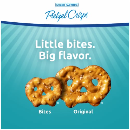 Snack Factory® Spicy Ranch Pretzel Crisps Bites Perspective: back