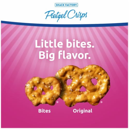 Snack Factory® Garlic & Herbs Pretzel Crisps Bites Perspective: back