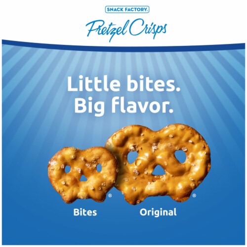 Snack Factory® Sea Salt Pretzel Crisps Bites Perspective: back