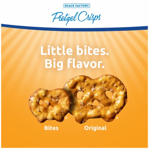Snack Factory® Honey Mustard Pretzel Crisps Bites Perspective: back