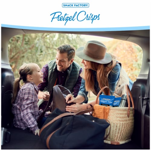 Snack Factory Pretzel Crisps Original 1 Oz Snack Bags Perspective: back