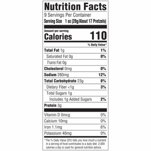 Snack Factory® Bites Sea Salt Pretzels Perspective: back