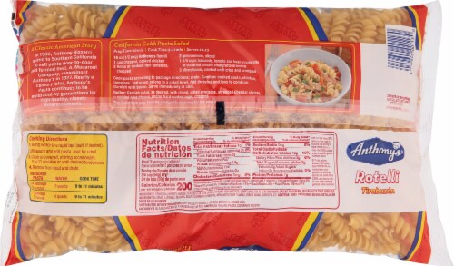 Anthony's® Rotelli Pasta Noodles Perspective: back