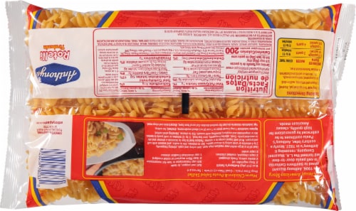 Anthony's® Rotelle Pasta Perspective: back