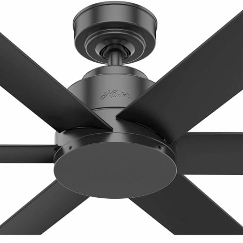 Hunter Kennicott SureSpeed Indoor/Outdoor 44 Ceiling Fan, Matte Black