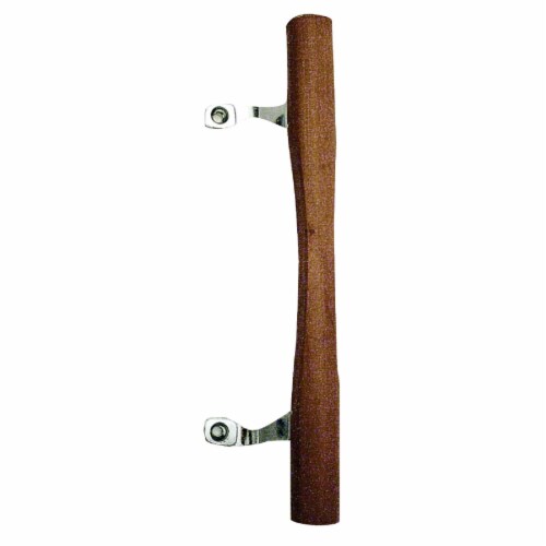 Prime-Line Wood Sliding Patio Door Pull Perspective: back