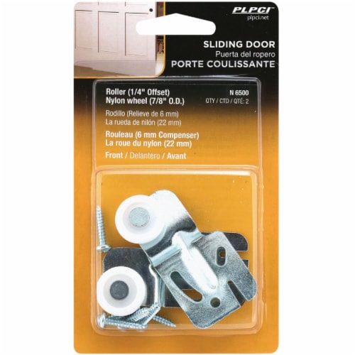 Primeline Tools Front Closet Door Roller,3-3/4  L,PR  N 6500 Perspective: back