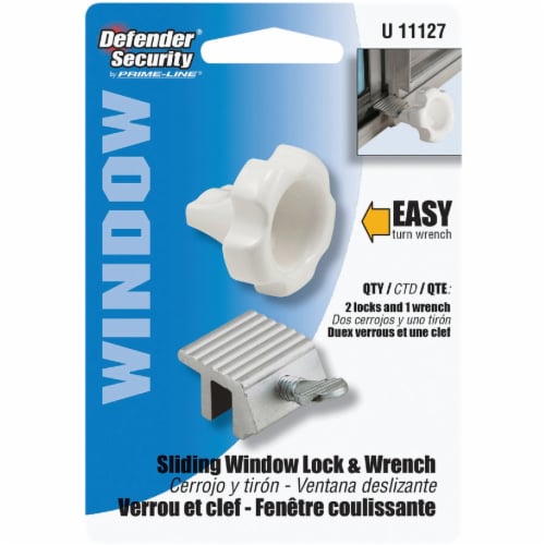 Defender Security Zinc Wrench & Window Lock Kit U 11127 Perspective: back