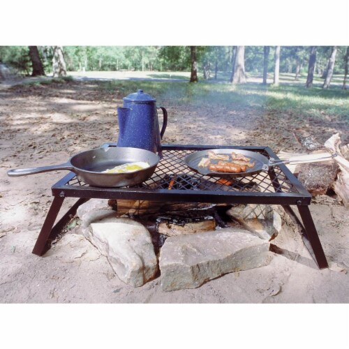 Cast iron campfire grill shop