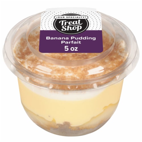 Our Specialty Banana Pudding Parfait Cup Perspective: back
