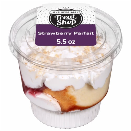 Our Specialty Treat Shop™ Strawberry Parfait Cup, Single Serve Dessert Perspective: back