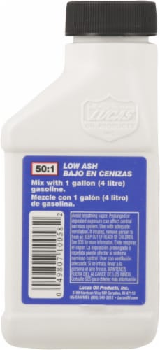 Lucas Oil Products Semi-Synthetic 2-Cycle Oil Perspective: back
