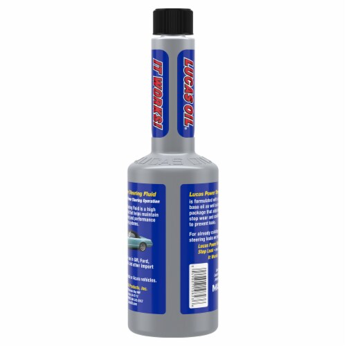 Lucas Oil Products Power Steering Fluid Perspective: back