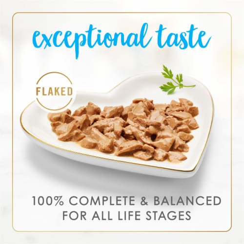 Purina Fancy Feast Flaked Wet Cat Food Tuna Feast Perspective: back