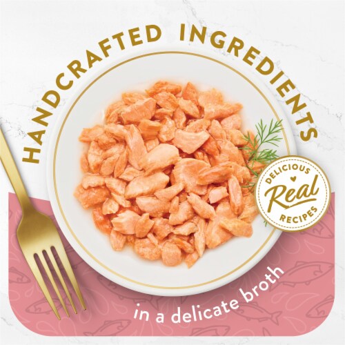 Purina Fancy Feast Appetizers Lickable Wet Cat Food Topper Wild Alaskan Salmon Appetizer Perspective: back