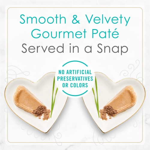 Fancy Feast® Petites Ocean Whitefish & Tuna Entree Pate Gourmet Wet Cat Food Perspective: back