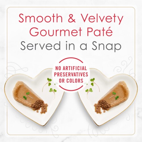 Purina Fancy Feast Gourmet Pate Wet Cat Food, Petites Tender Beef Entree Perspective: back