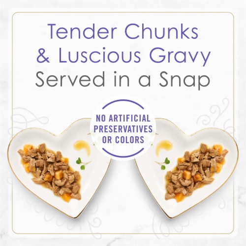Purina Fancy Feast Petites Wet Cat Food in Gravy Turkey & Sweet Potato Perspective: back
