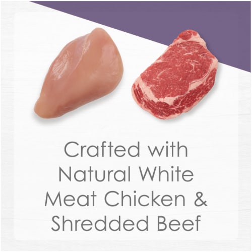 Fancy Feast® Purely Natural White Meat Chicken & Beef Entree Adult Wet Cat Food Perspective: back