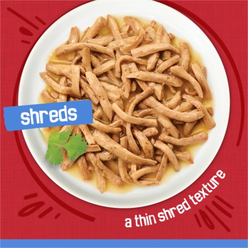 Friskies® Shreds with Beef in Gravy Wet Cat Food Perspective: back