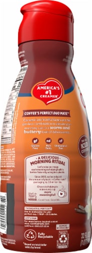 Coffee Mate® Vanilla Caramel Liquid Coffee Creamer Perspective: back