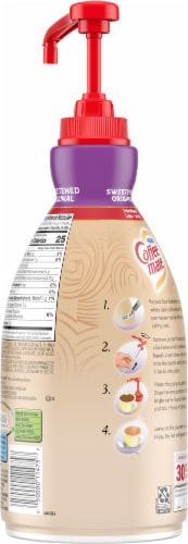 Nestle Coffee-Mate® Sweetened Original Coffee Creamer Perspective: back
