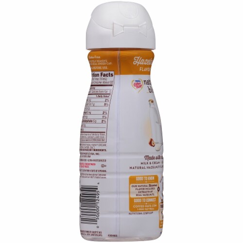 Coffee-mate Natural Bliss Hazelnut All-Natural Coffee Creamer Perspective: back
