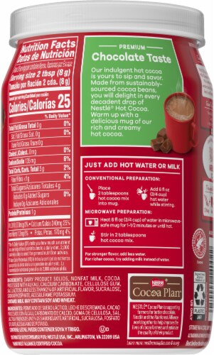 Nestle® Fat Free Rich Milk Chocolate Hot Cocoa Mix Perspective: back