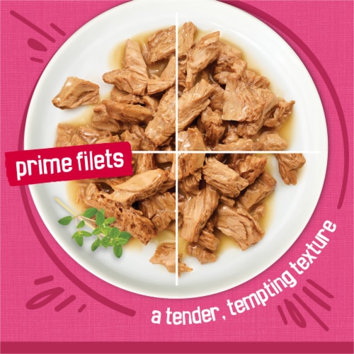 Purina Friskies Surfin & Turfin Prime Filets Wet Cat Food Variety Pack Perspective: back