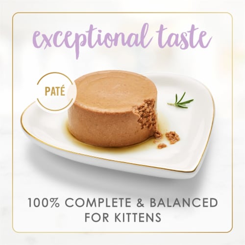 Purina Fancy Feast Kitten Wet Cat Food Pate Tender Chicken Feast Perspective: back