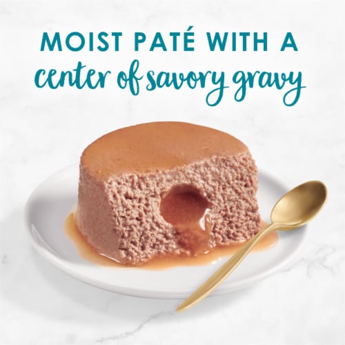 Purina Fancy Feast Savory Centers Wet Cat Food Pate with Tuna & a Gravy Center Perspective: back