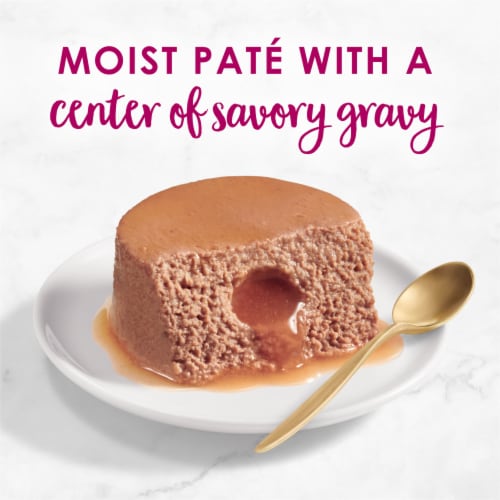 Purina Fancy Feast Savory Centers Wet Cat Food Pate with a Gravy Center Variety Pack Perspective: back