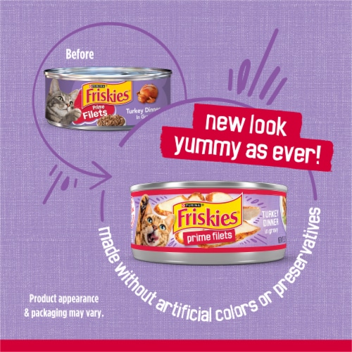Friskies® Prime Filets Turkey Dinner in Gravy Adult Wet Cat Food Perspective: back