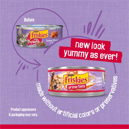 Friskies® Prime Filets Turkey Dinner in Gravy Adult Wet Cat Food Perspective: back