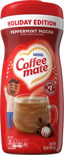 Nestle® Coffee Mate® Peppermint Mocha Non-Dairy Creamer Perspective: back