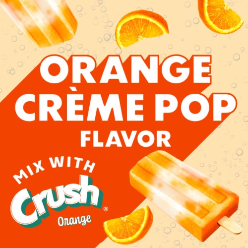Coffee mate Dirty Soda Creamer Orange Crème Pop Flavored Liquid Creamer Mix with Crush Orange Perspective: back
