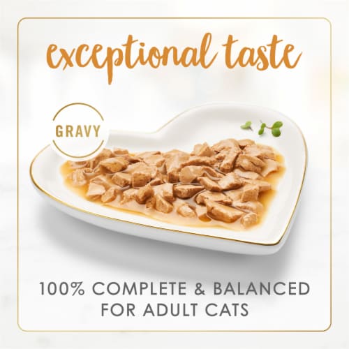 Purina Fancy Feast Gravy Lovers Wet Cat Food in Gravy Chicken Hearts & Liver Feast Perspective: back