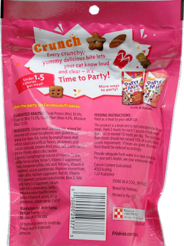 Purina® Friskies® Party Mix® California Crunch Adult Cat Treats Perspective: back