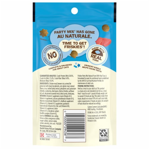 Purina® Friskies® Party Mix Natural Yums Tuna Cat Food, 2.1 oz Kroger